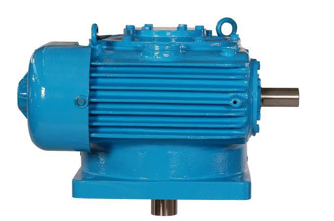 Vertical worm gearbox